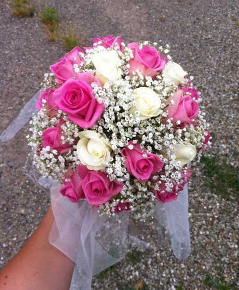 Bouquet da sposa per matrimonio all'americana