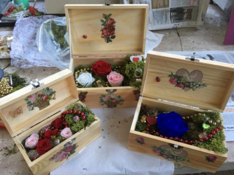 Rose stabilizzate per confezioni regalo